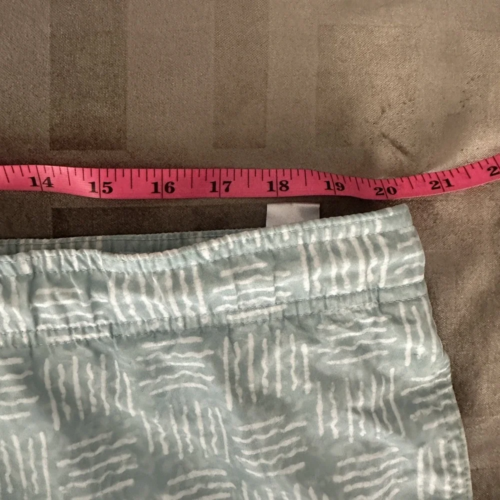 PacSun‎ Shorts Mens XL Blue Geometric Swim Trunks Mesh Lined Elastic Waist